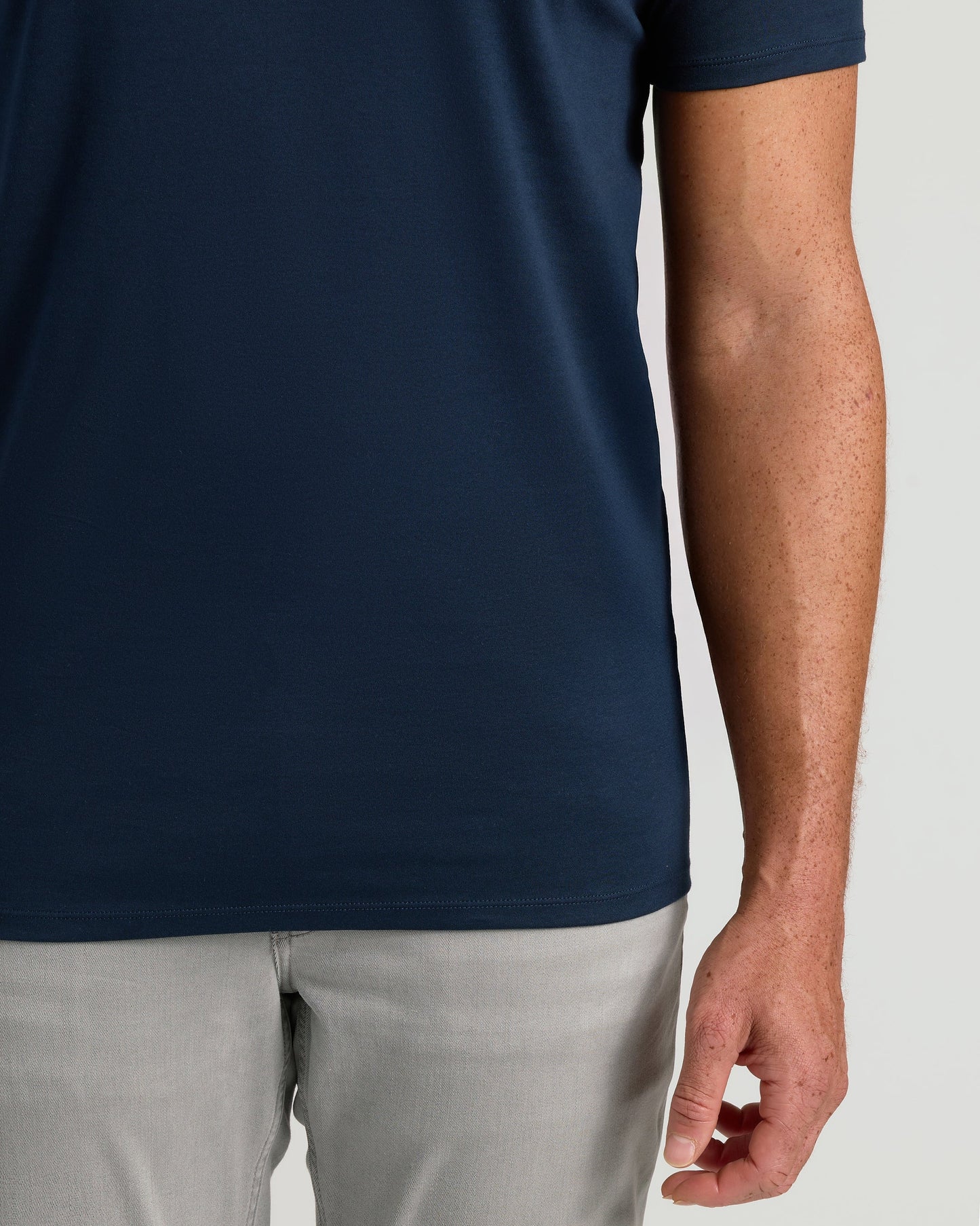 Carbon & Navy Tall Premium Pima V-Neck 2-Pack