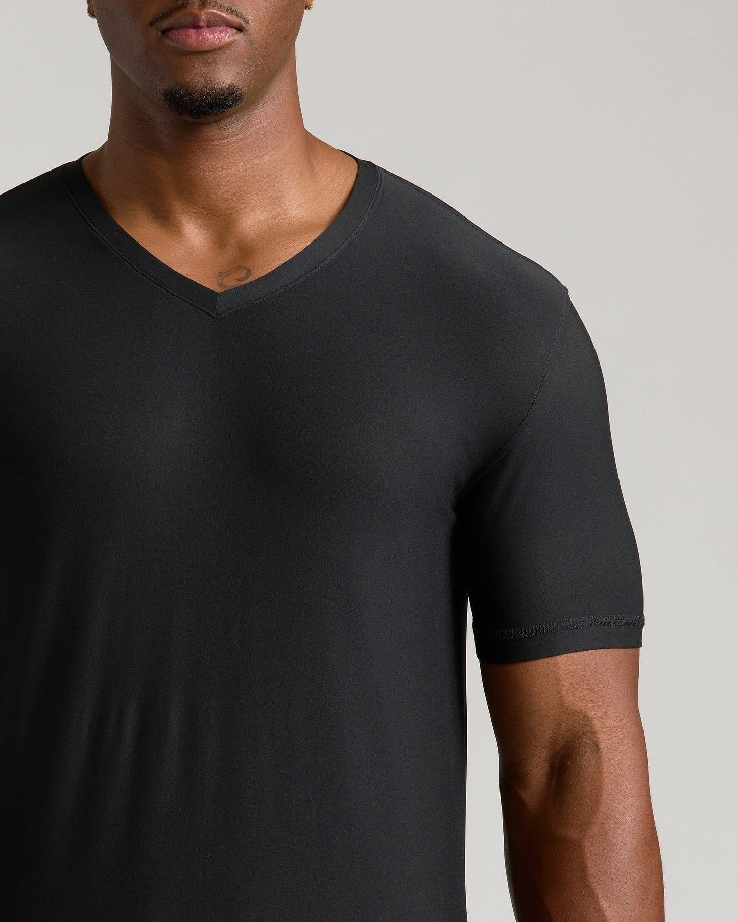 Black Tall Active V-Neck