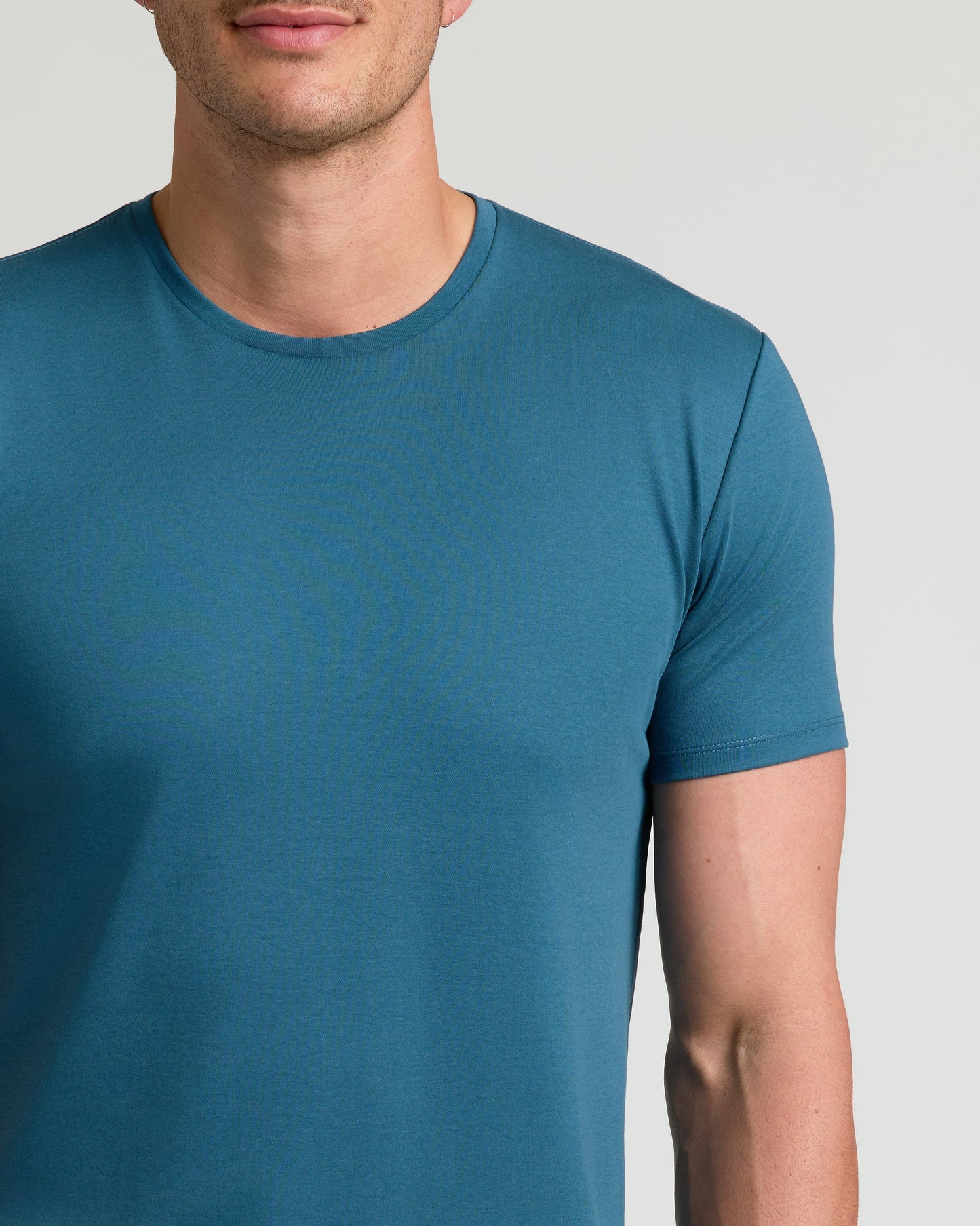 Lagoon Tall Premium Pima Crew Curved Hem