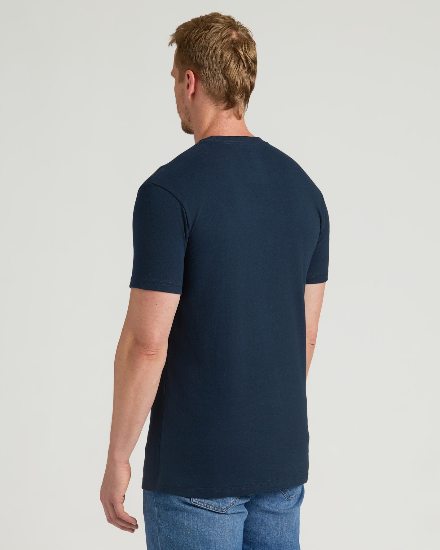 Navy Tall Heavyweight Pocket Crew