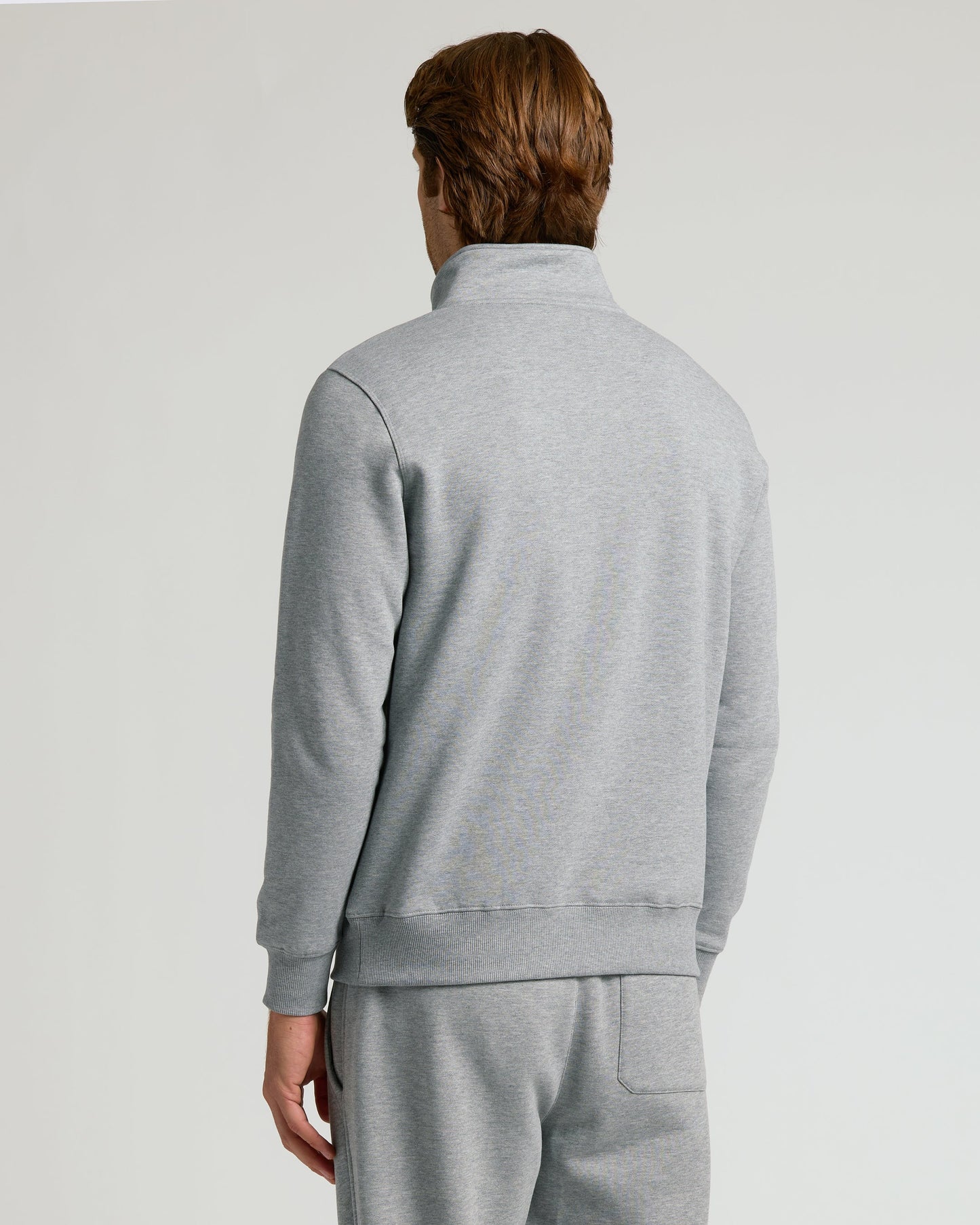 Dark Heather Gray Half Zip Fleece Sweatshirt