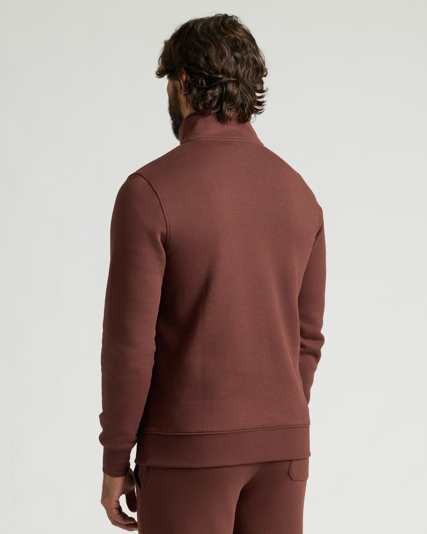 Carob Half Zip Fleece Sweatshirt & Jogger 2-Pack