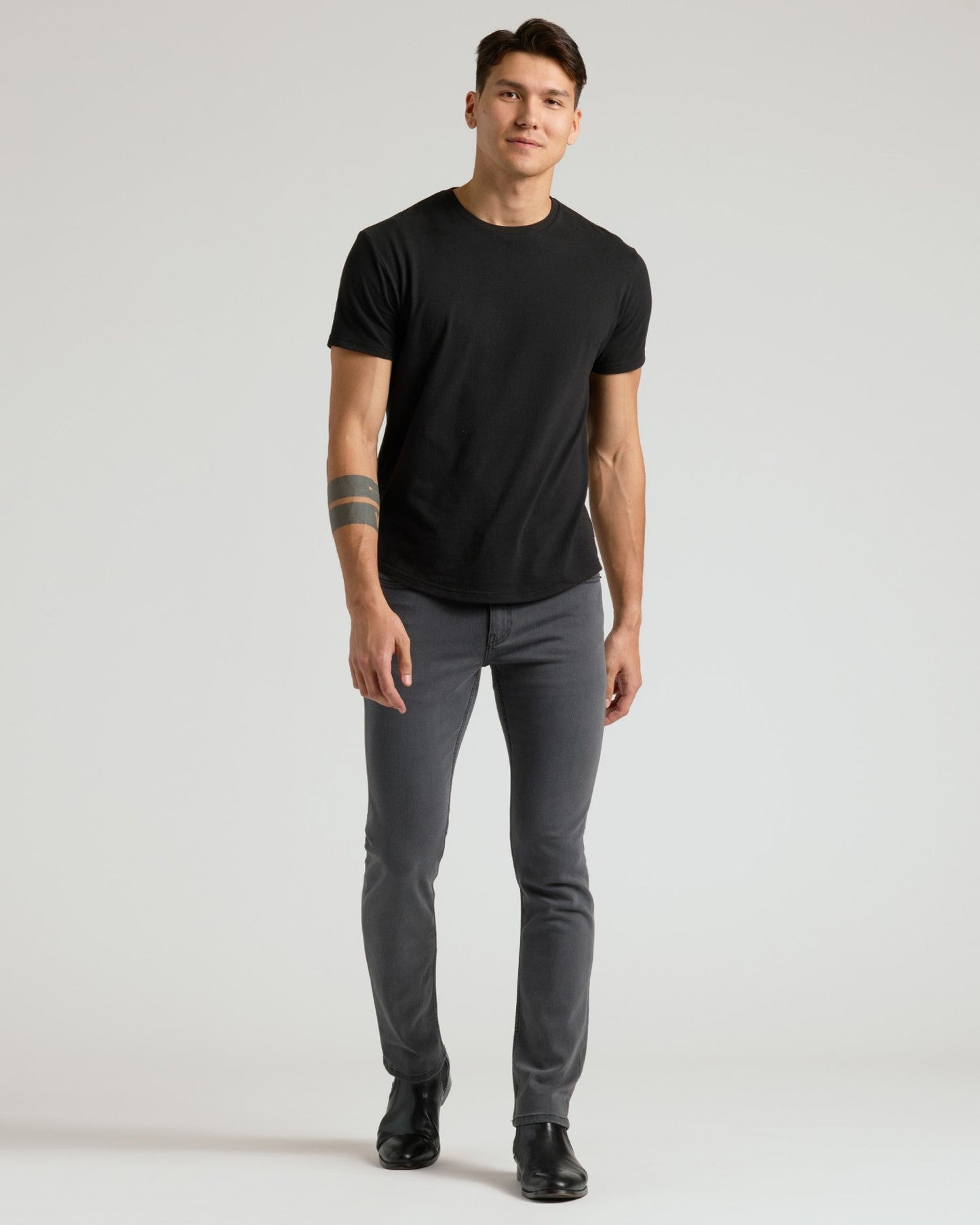 Gray Wash Slim Comfort Stretch Jeans