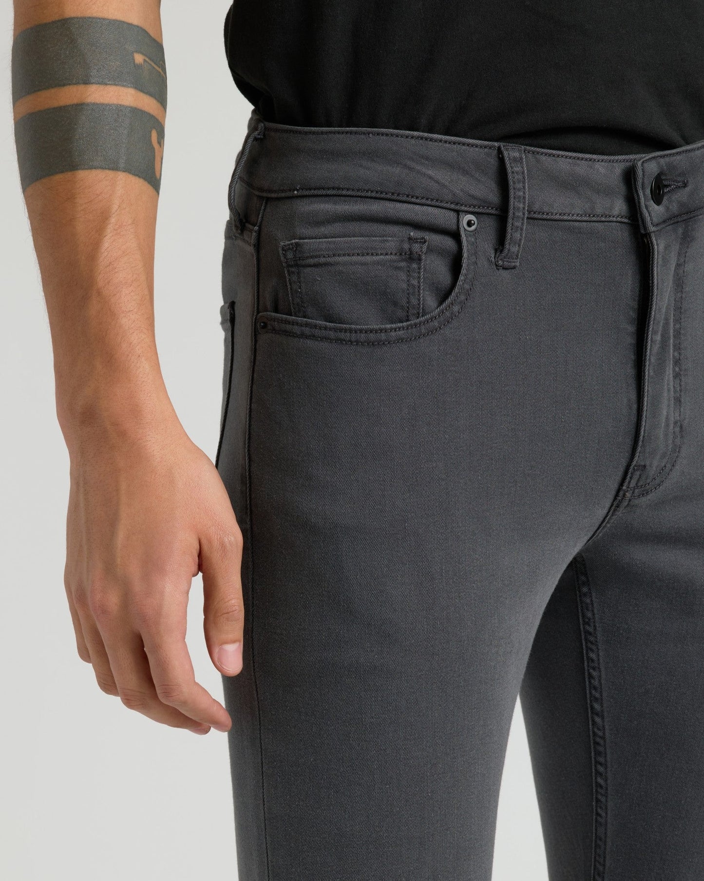 Gray Wash Slim Comfort Stretch Jeans