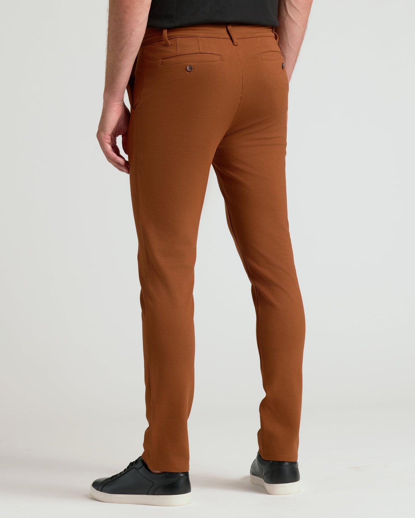 Khaki Suede Brown Slim Comfort Knit Chino 2-Pack