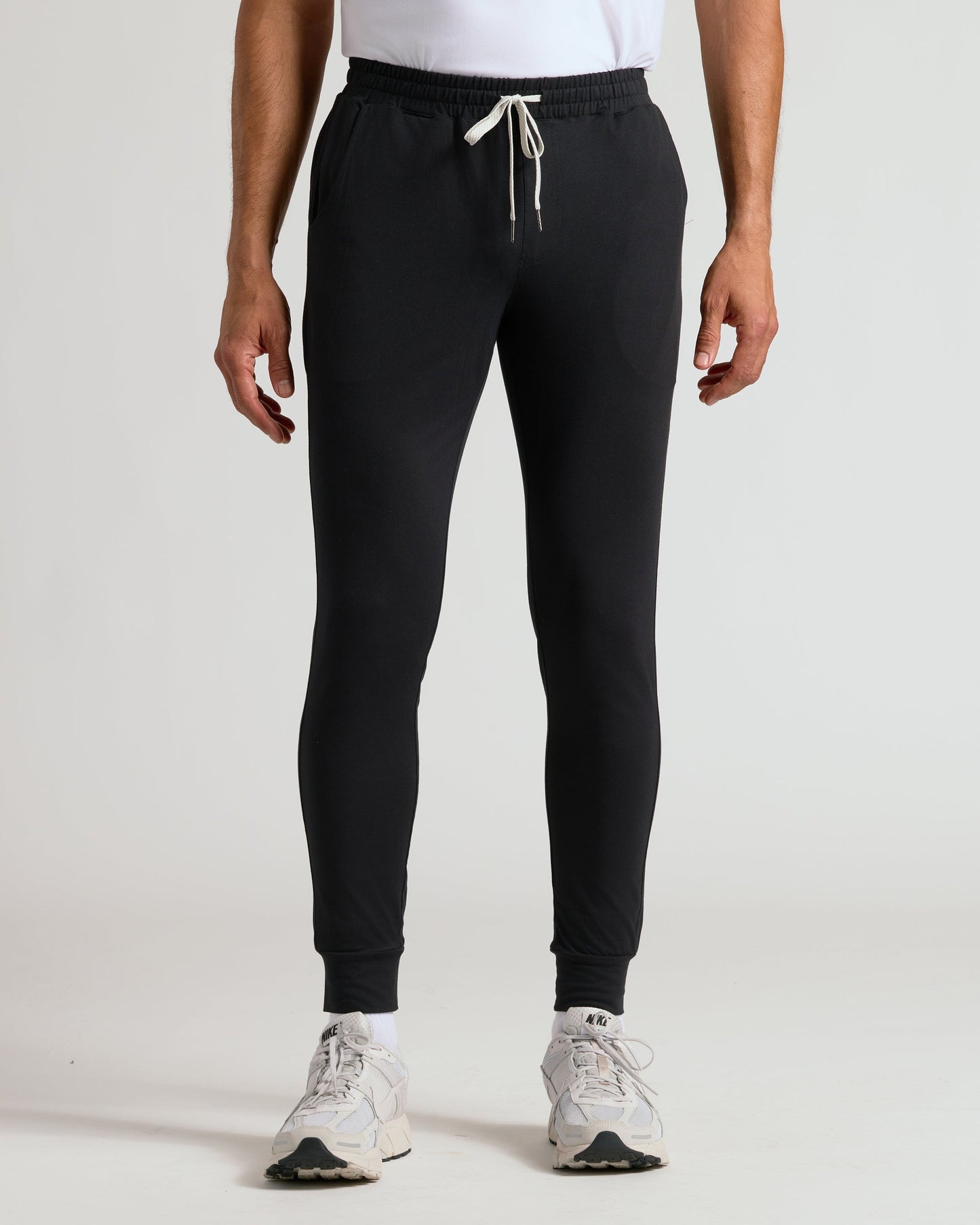 Black Active Crew and Jogger 2-Pack