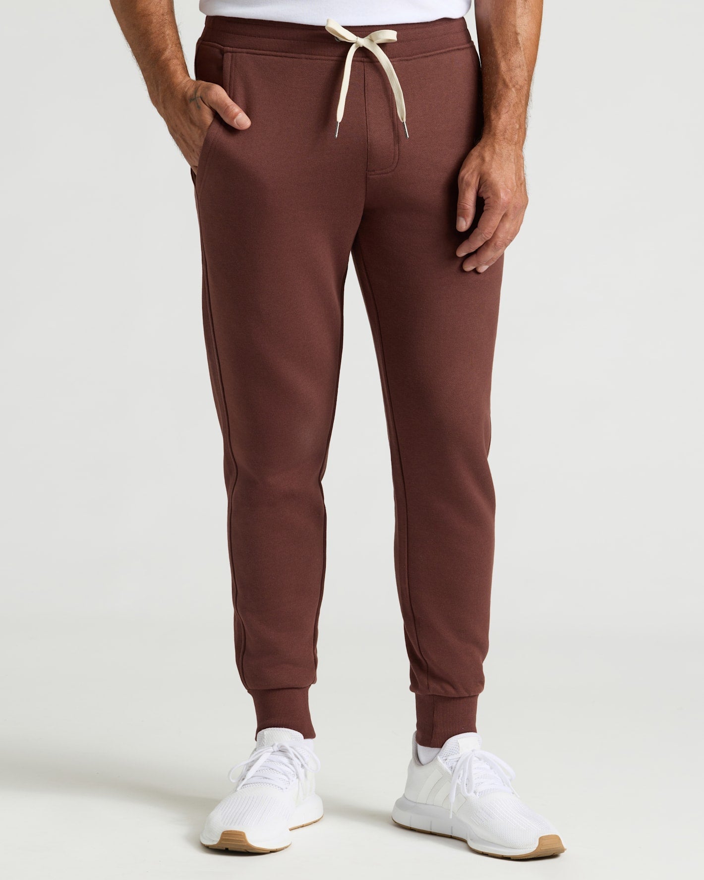 Carob Fleece French Terry Joggers