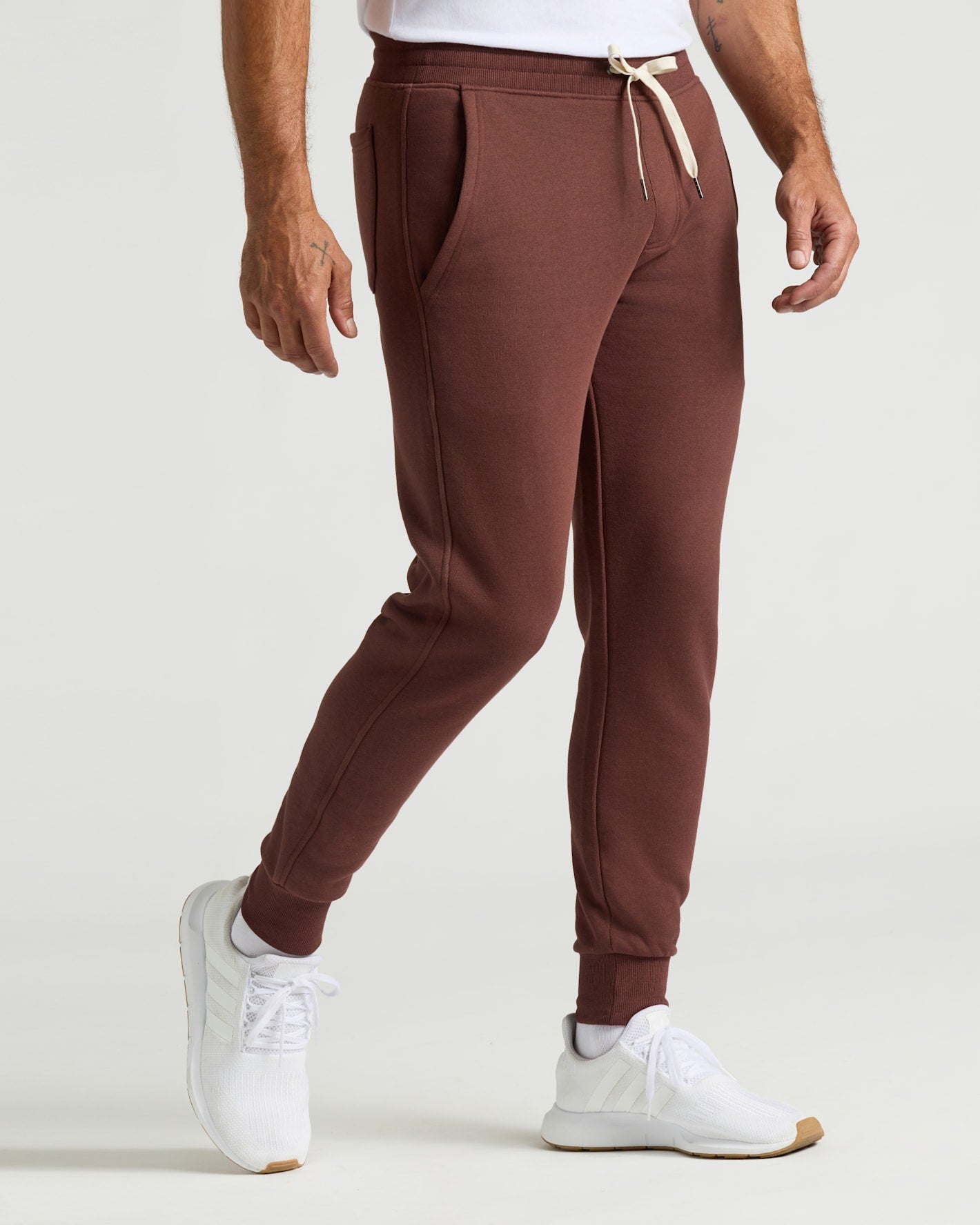 Carob Fleece French Terry Joggers
