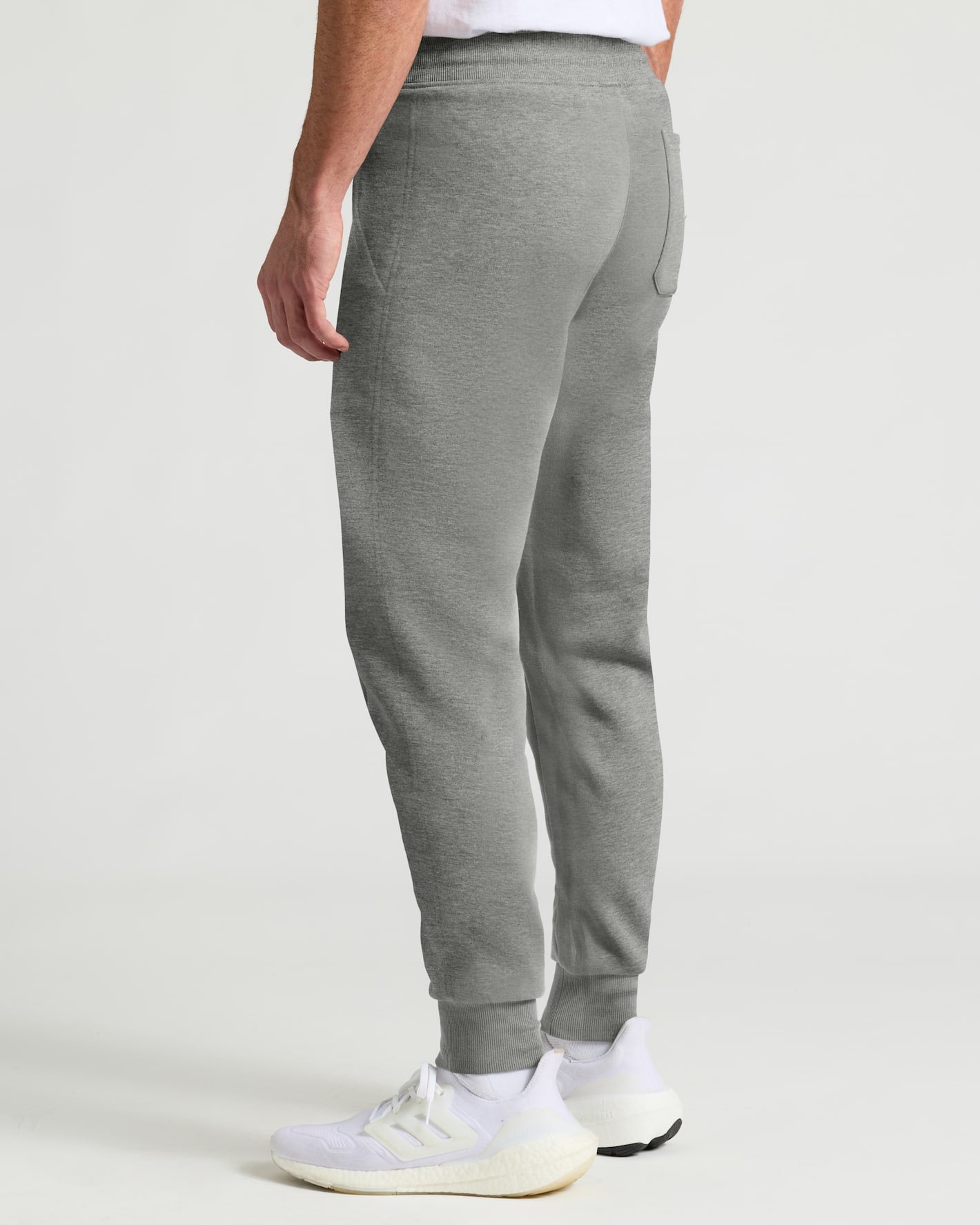 Dark Heather Gray Fleece French Terry Joggers