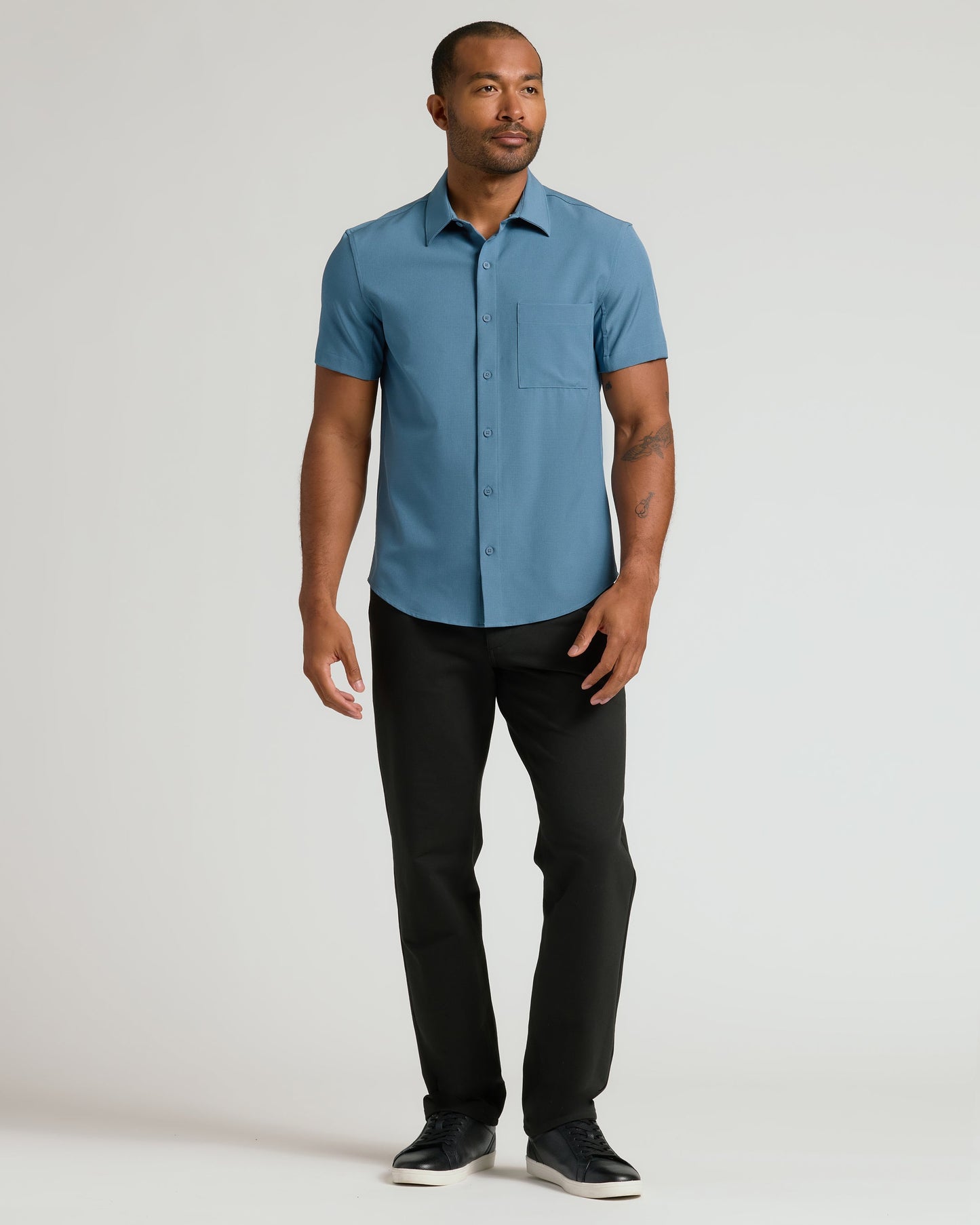 Black Straight Chino Pants 2.0