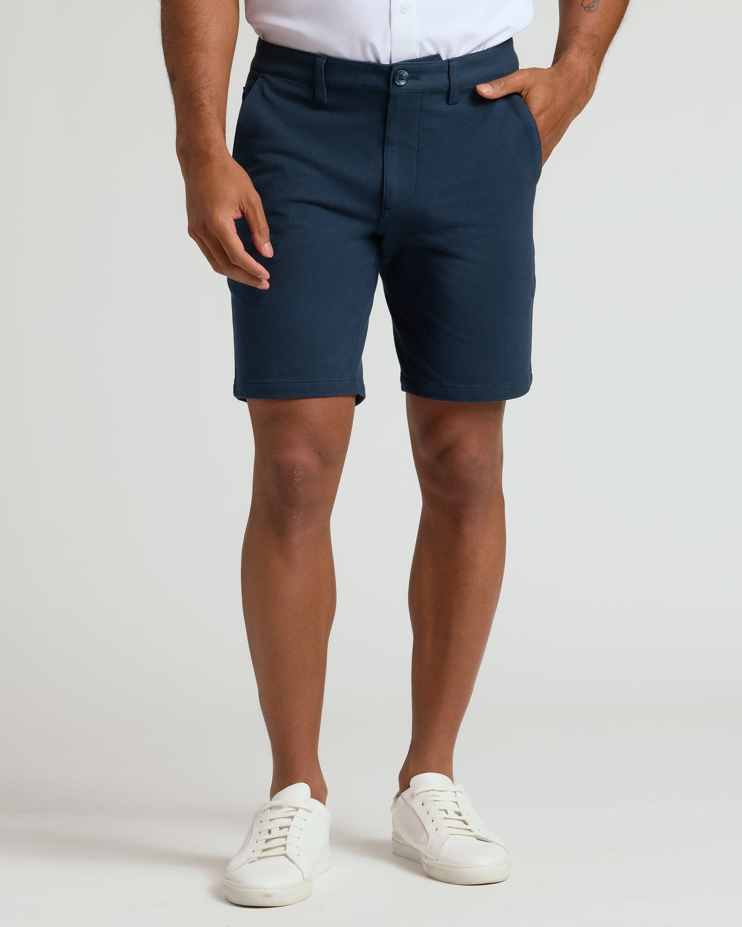 9" Navy & Black Chino Shorts 2-Pack
