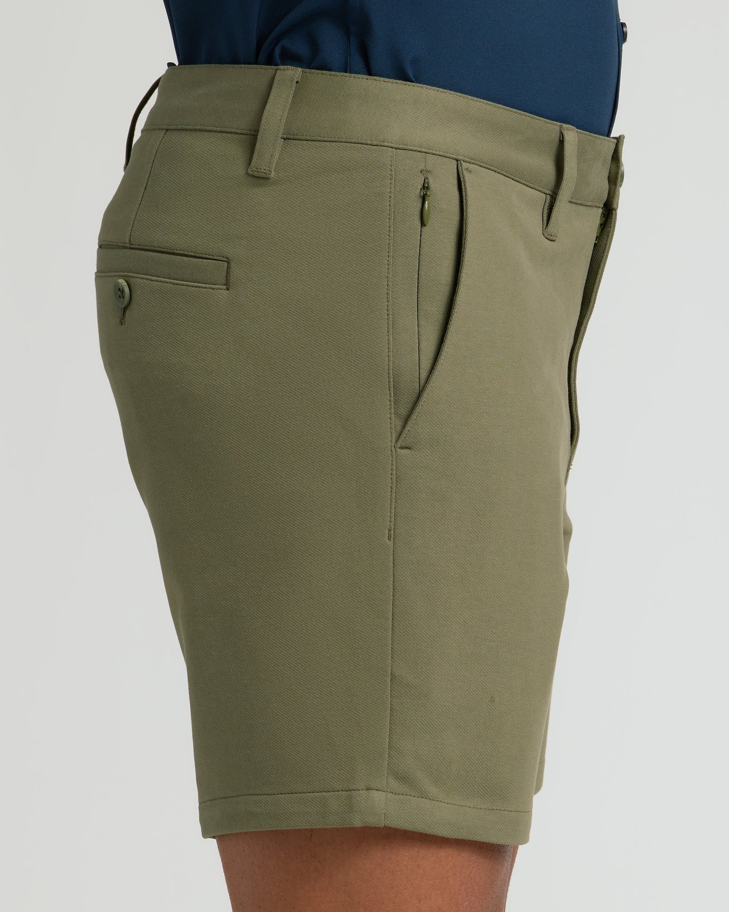 7" Military Green Chino Shorts 2.0
