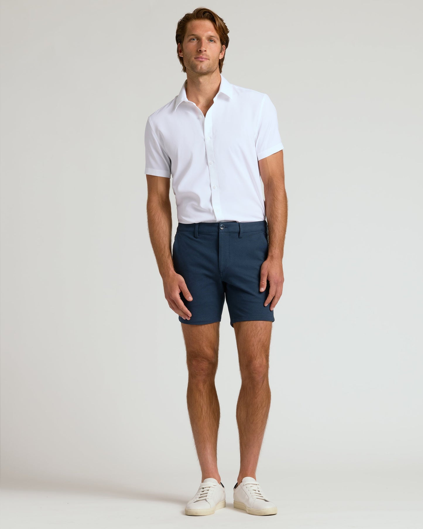 7" Navy Chino Shorts 2.0