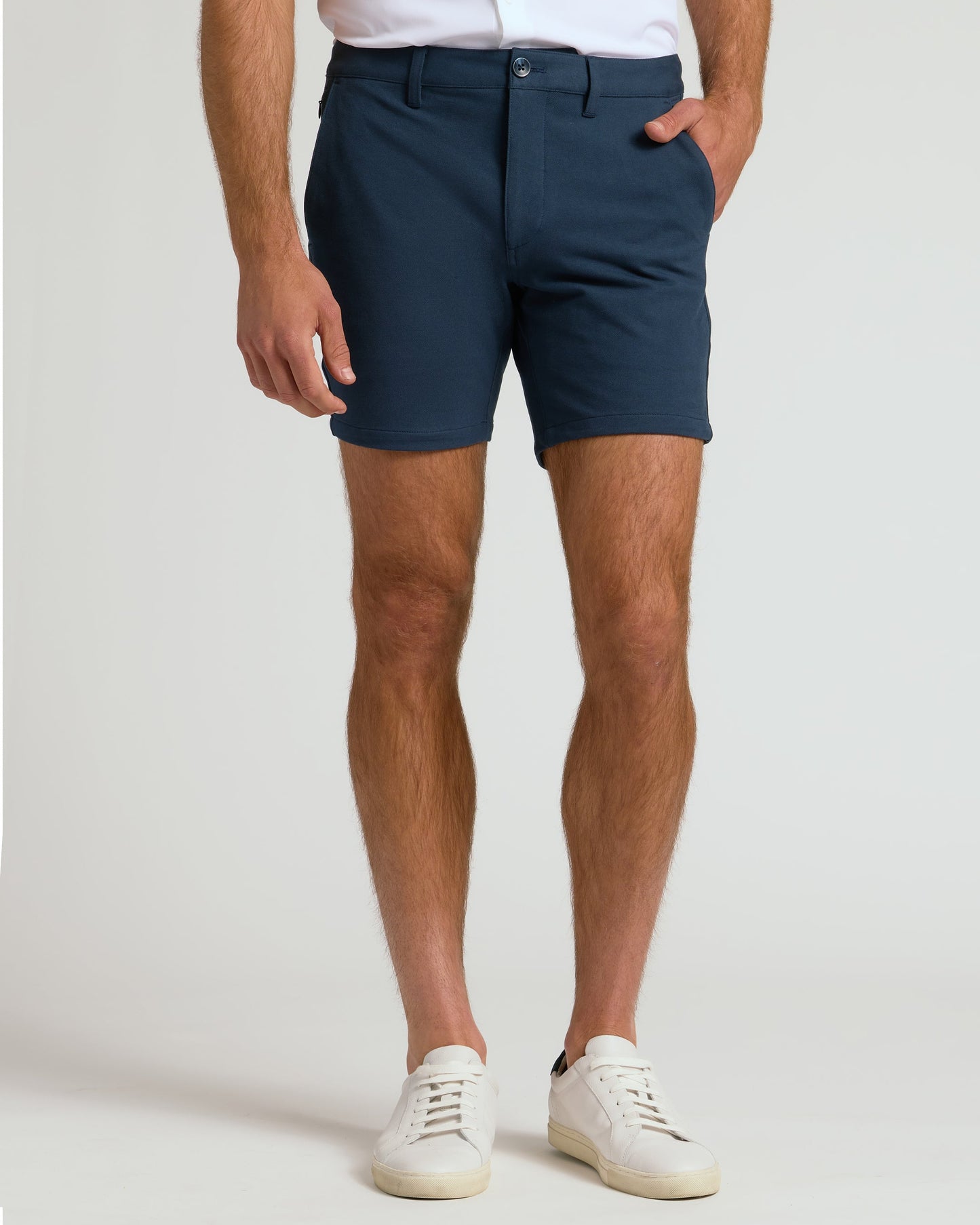 7" Navy Chino Shorts 2.0