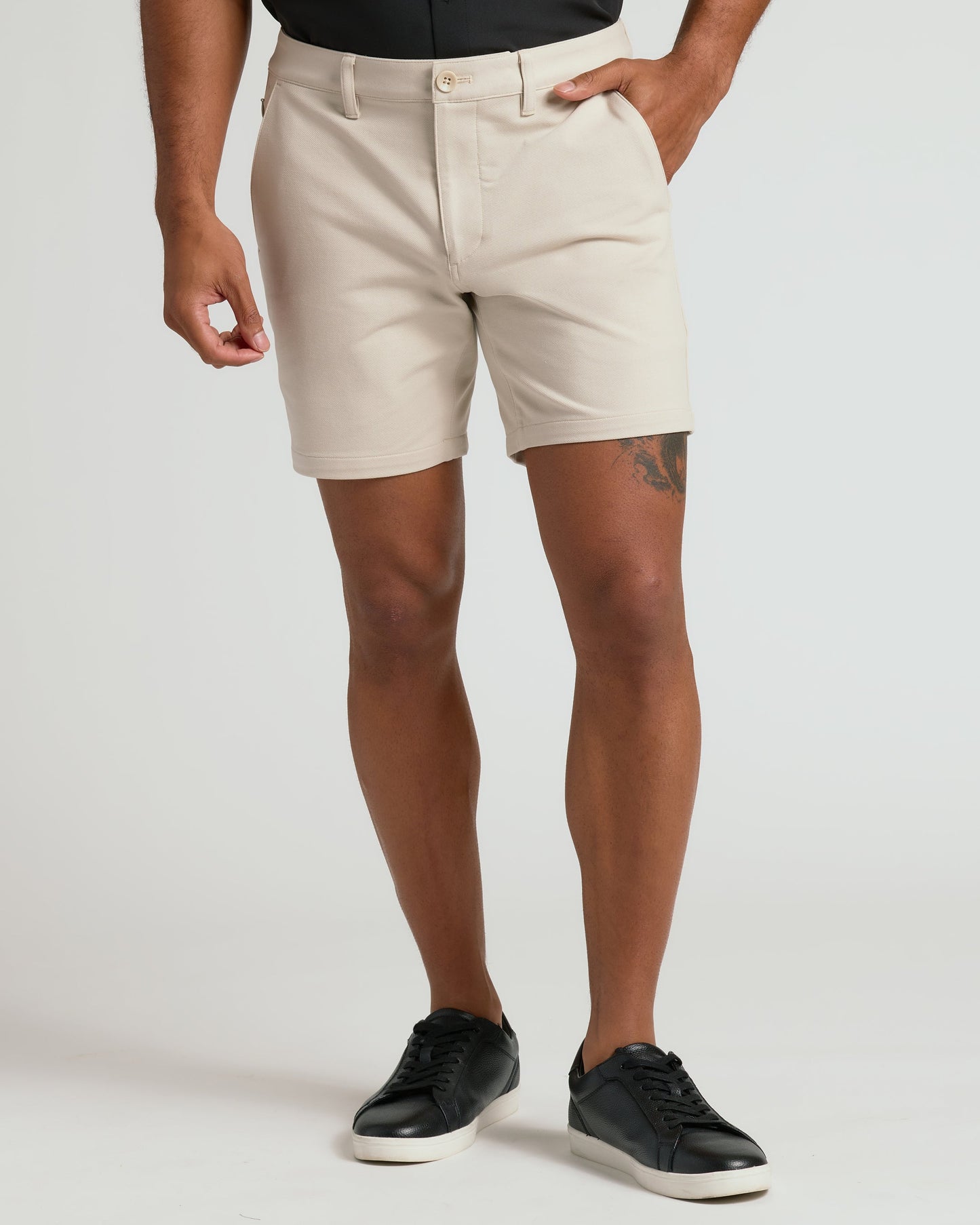 7" Sandstone & Navy Chino Shorts 2-Pack