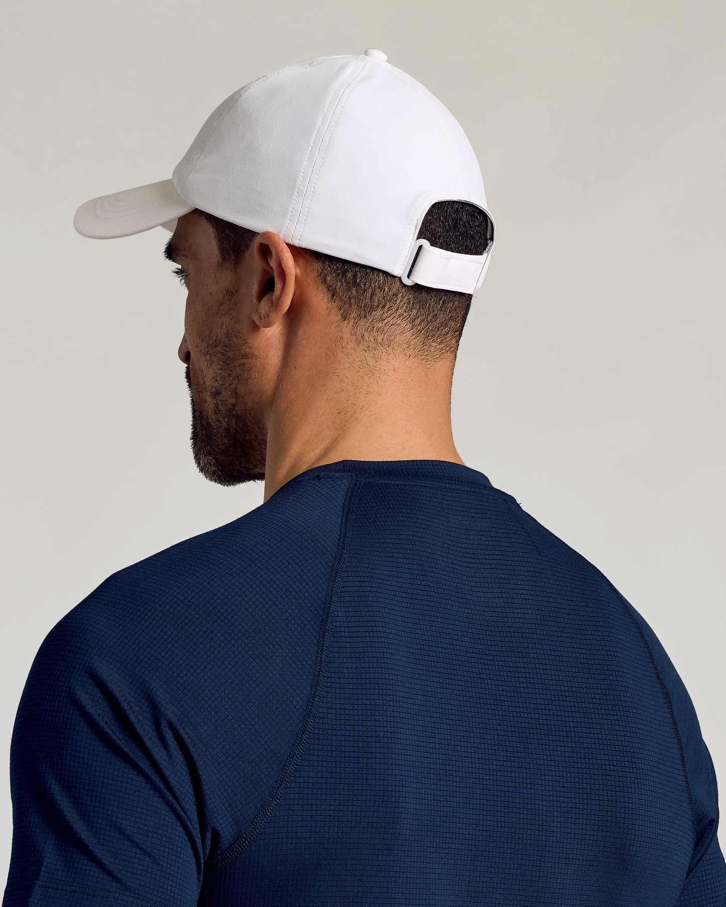 White Active Running Cap