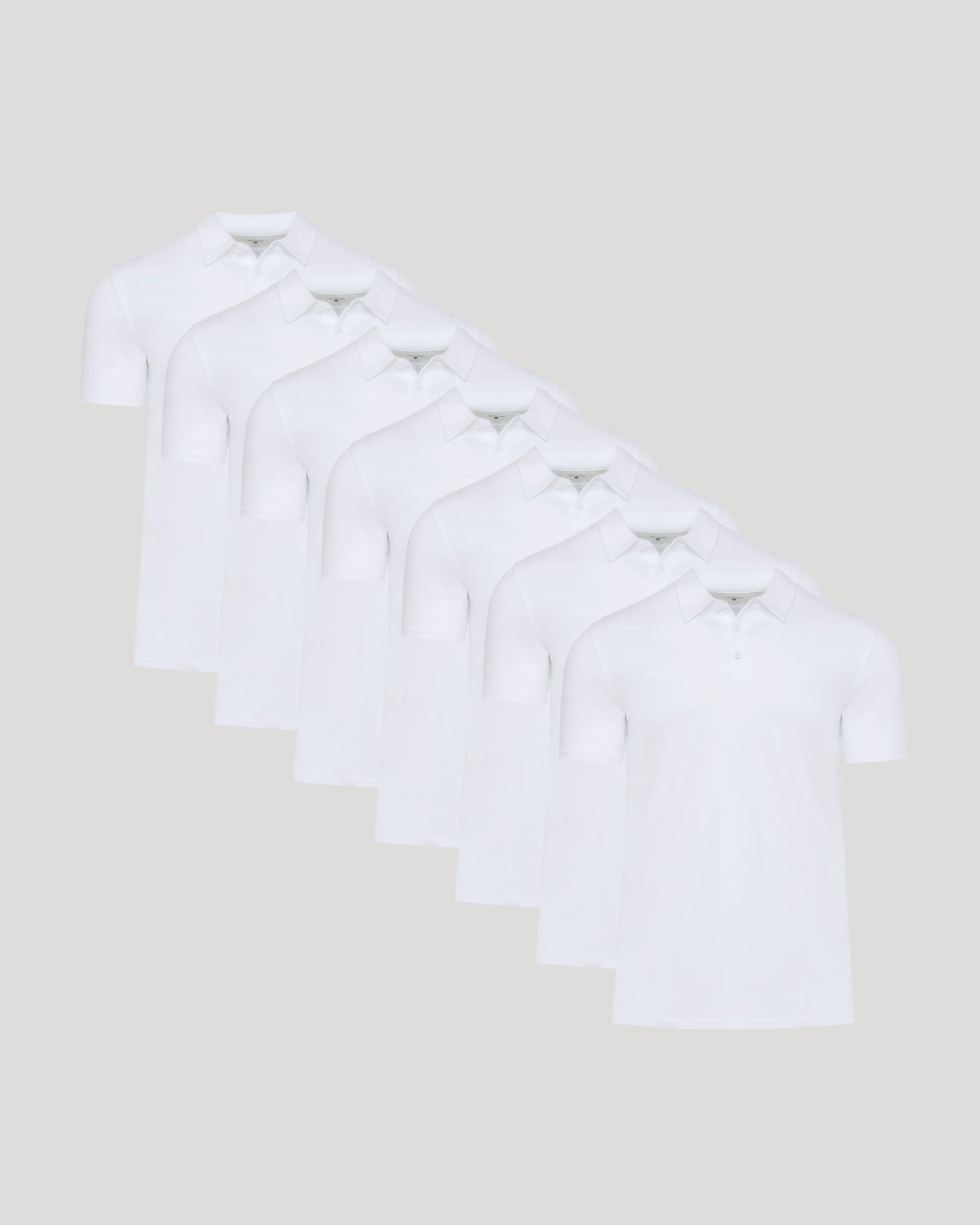 White Premium Pima Polo 7-Pack