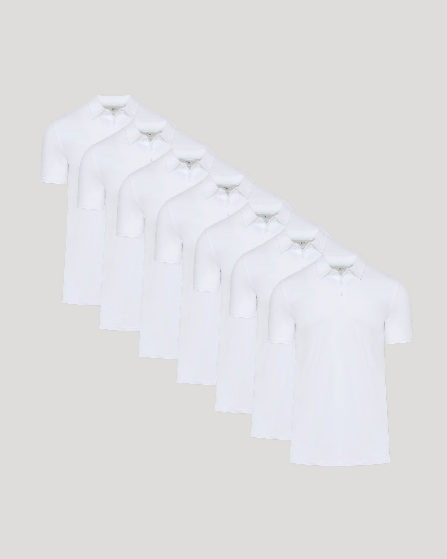 White Tall Premium Pima Polo 7-Pack