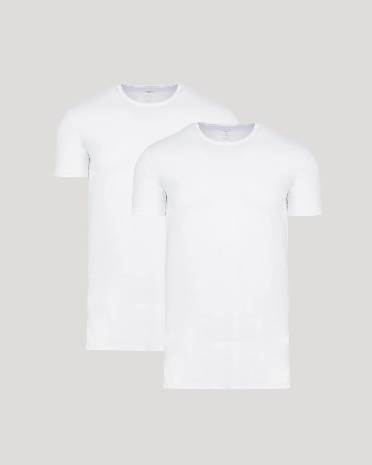 White Tall Premium Pima Crew Neck 2-Pack