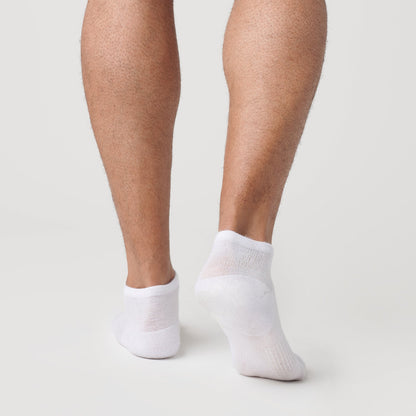 White Ankle Sock Single