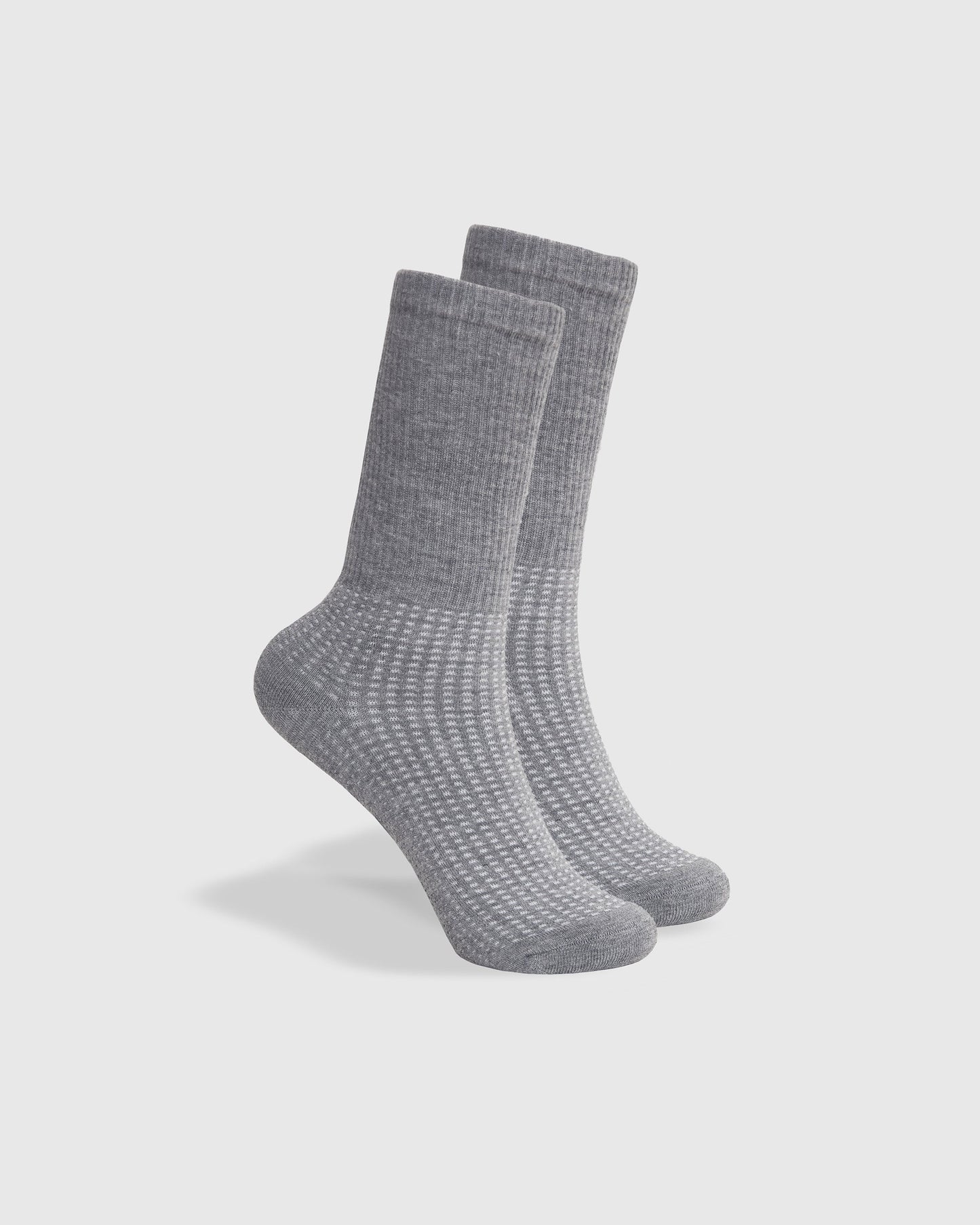Heather Gray Active Half Crew Socks 6-Pack