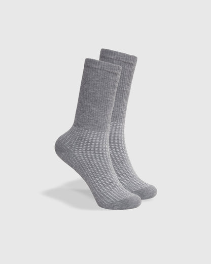 Heather Gray Active Half Crew Socks 6-Pack
