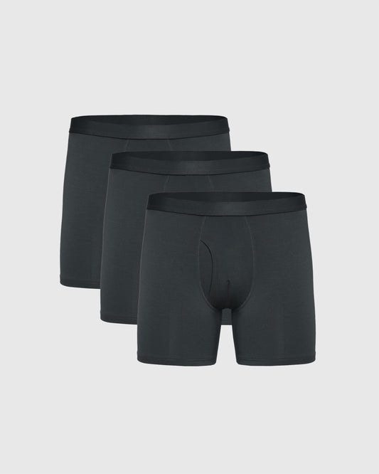 Carbon Boxer Briefs W/ Fly 3-Pack