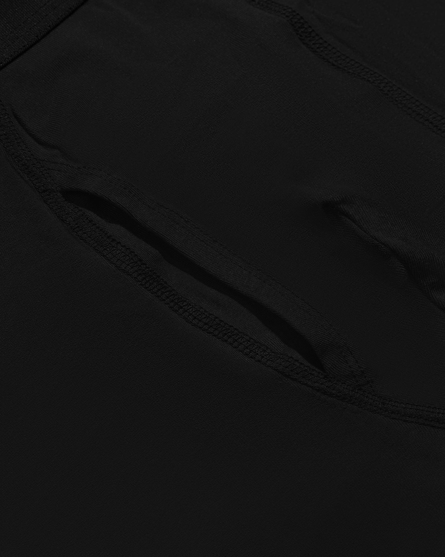 Black Boxer Trunks W/ Fly 3-Pack