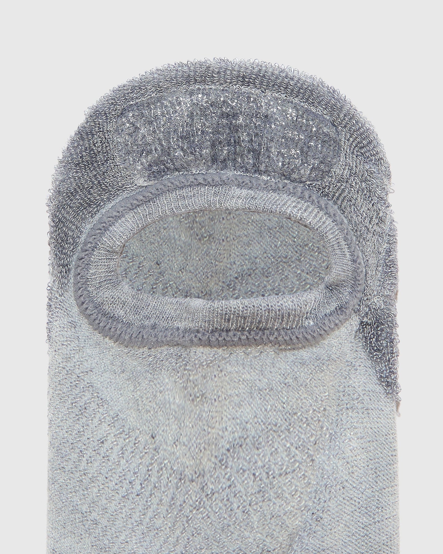 Heather Gray No Show Socks 6-Pack 2.0