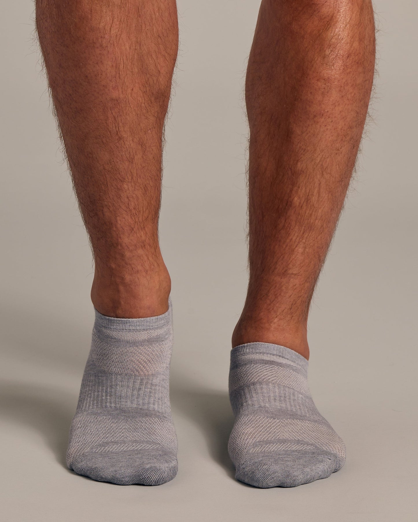 Heather Gray No Show Socks 12-Pack 2.0
