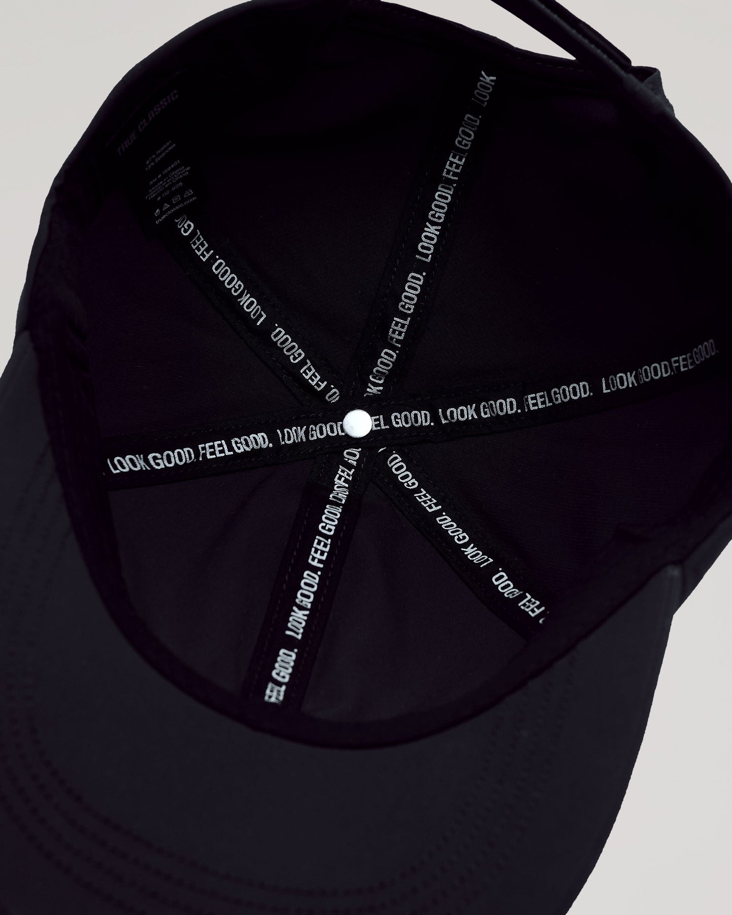 Black Active Running Cap