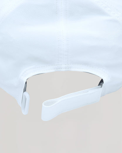 White Active Running Cap