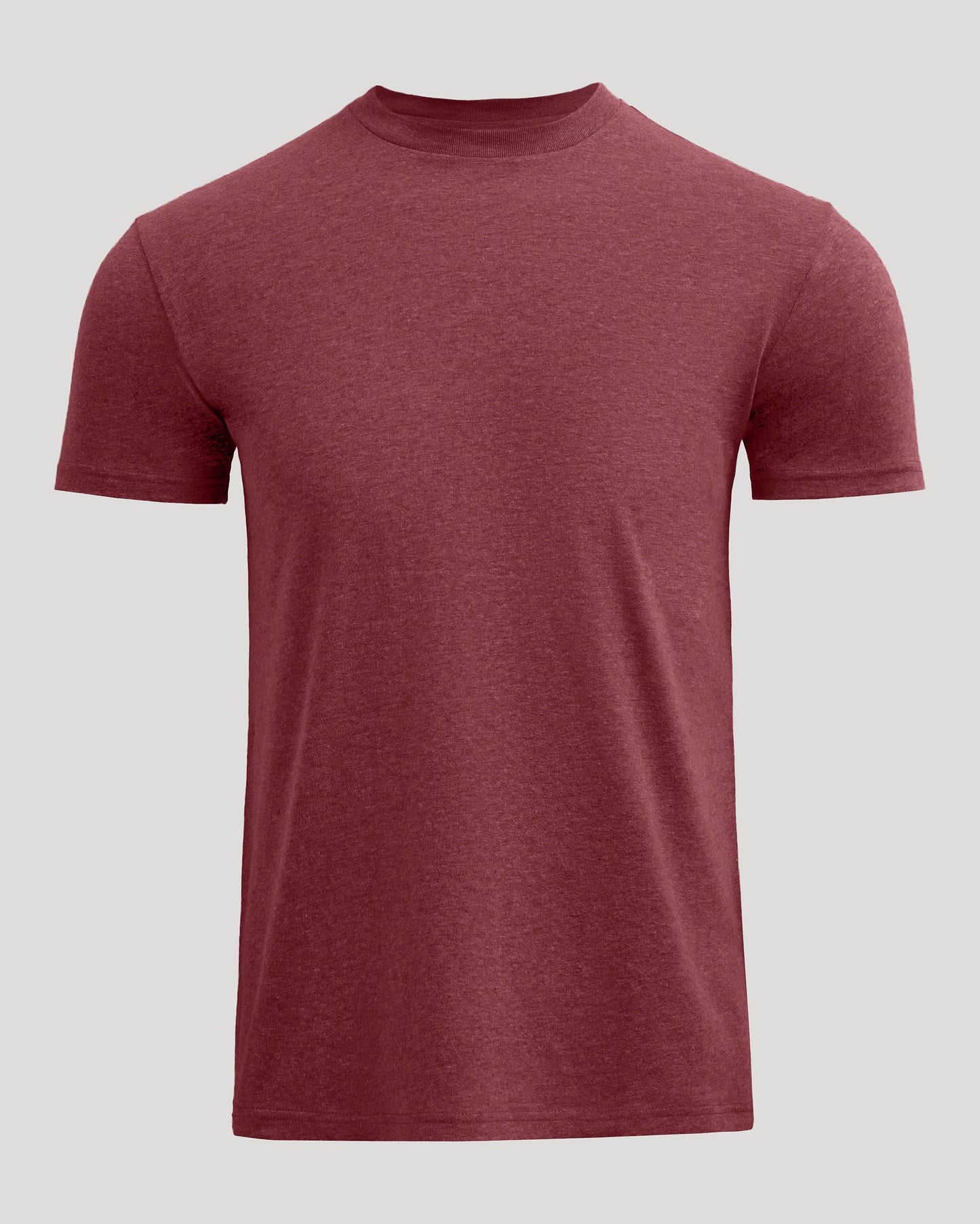 Dark Heather Claret Classic Crew Neck