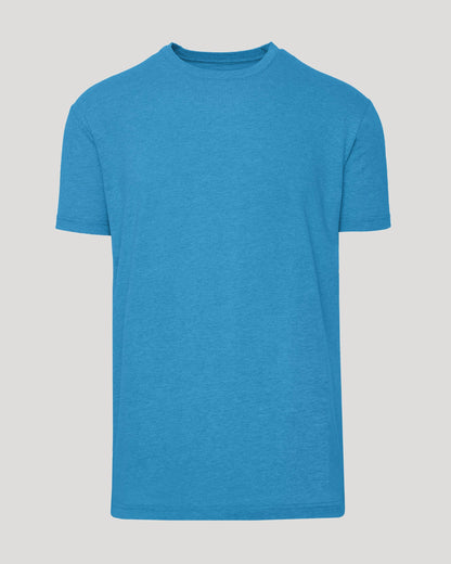 Dark Heather Bahama Blue Classic Crew Neck