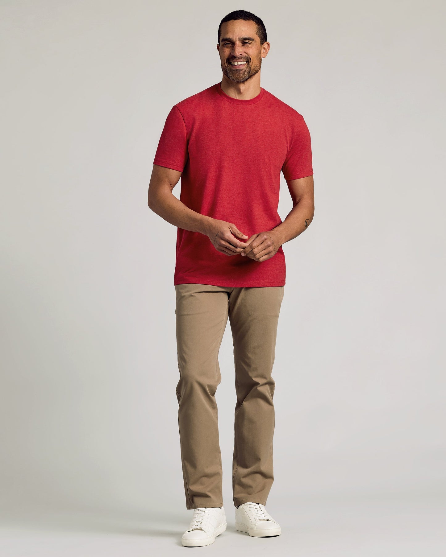 Dark Heather Lava Classic Crew Neck