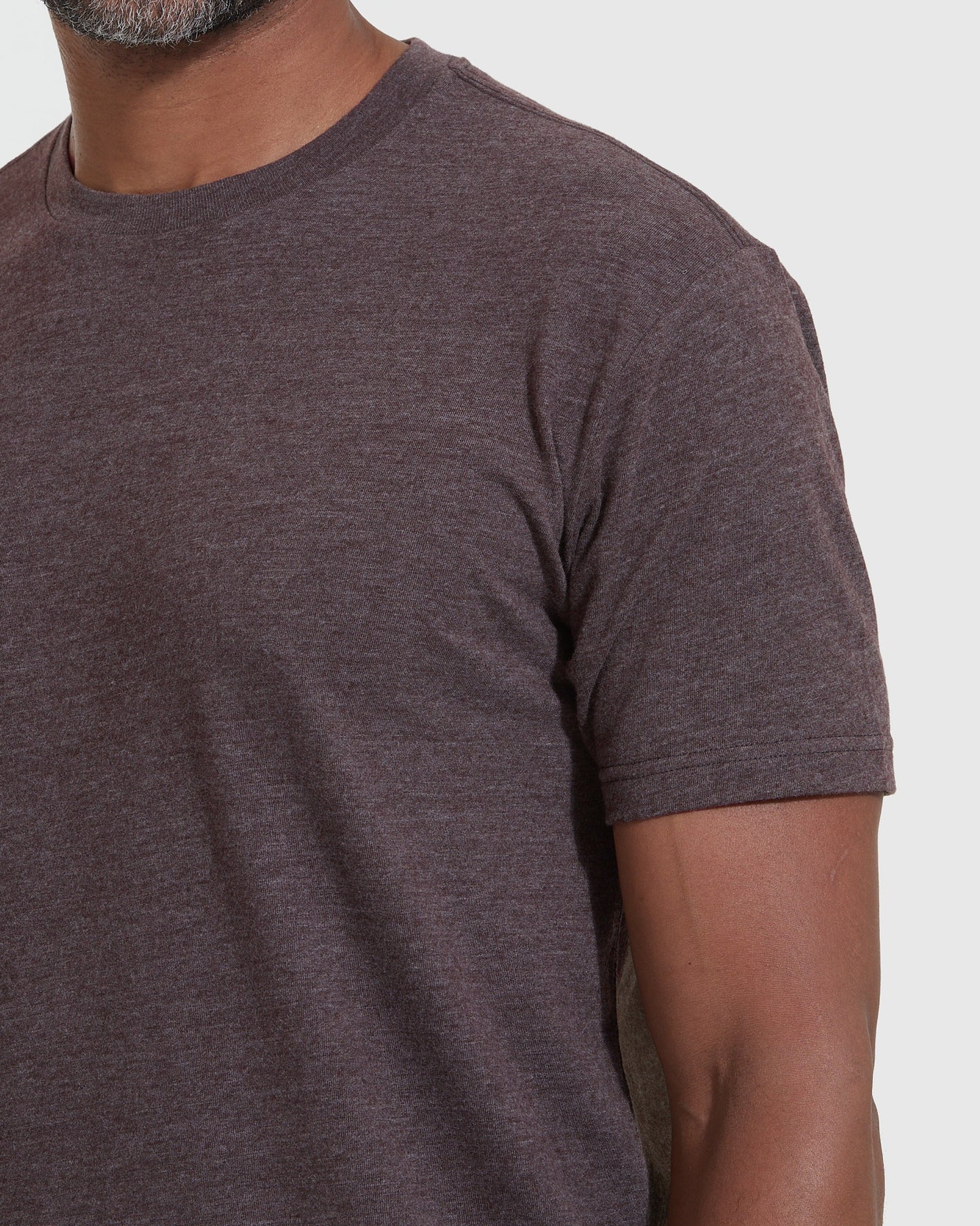 Heather Dark Oak Classic Crew Neck