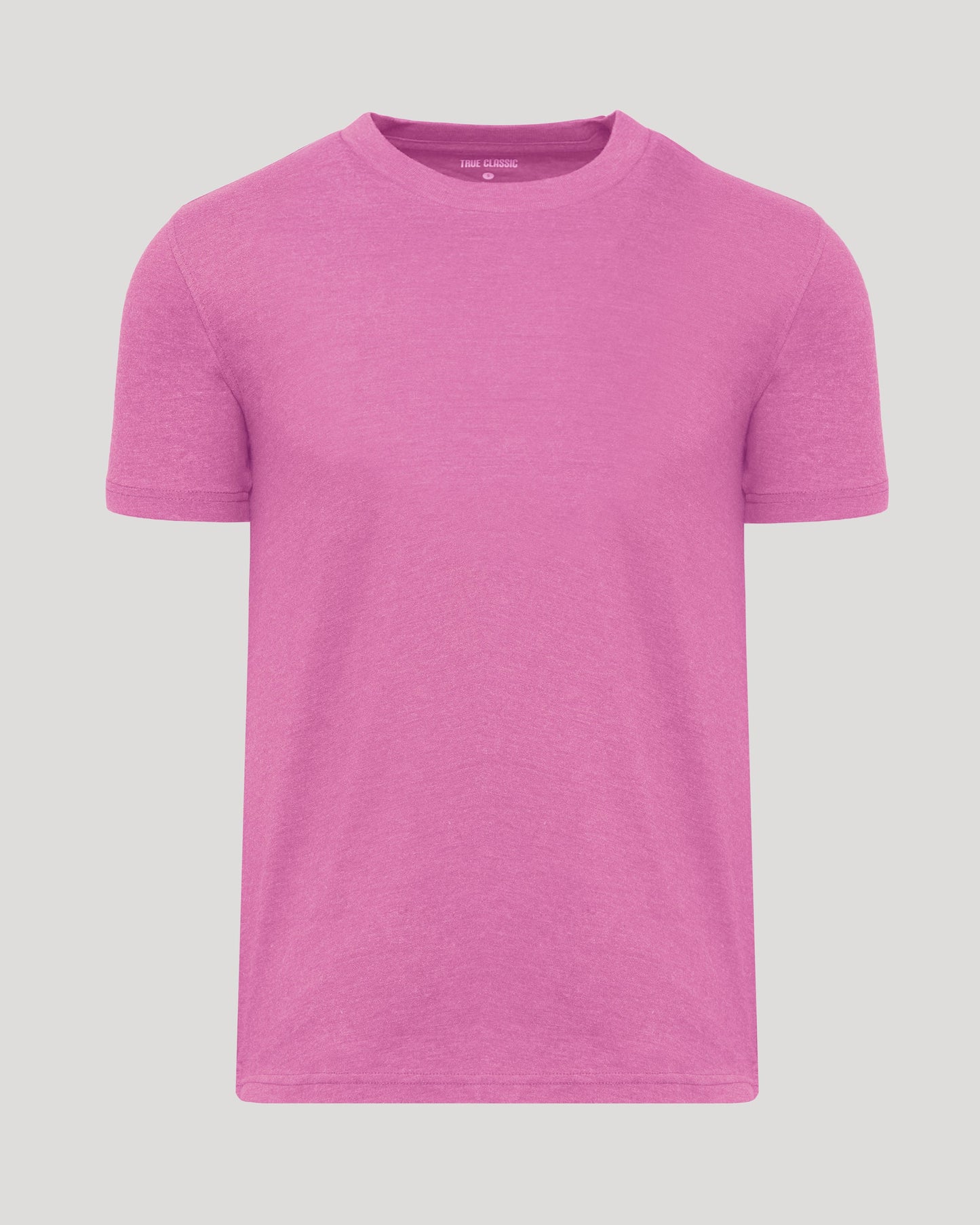 Heather Magenta Classic Crew Neck