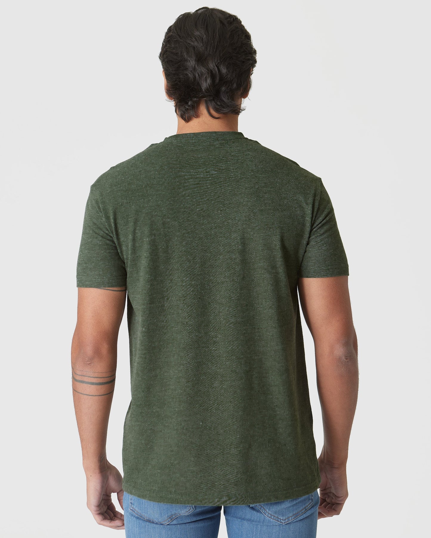 Racing Green Heather Classic Crew