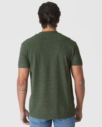 Racing Green Heather Classic Crew
