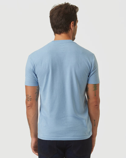 Sky Blue Heather Classic Crew