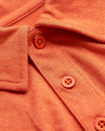Burnt Orange Heather Classic Polo