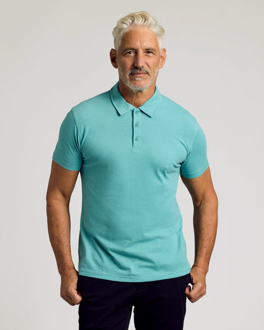 Dark Heather Oceanic Classic Polo