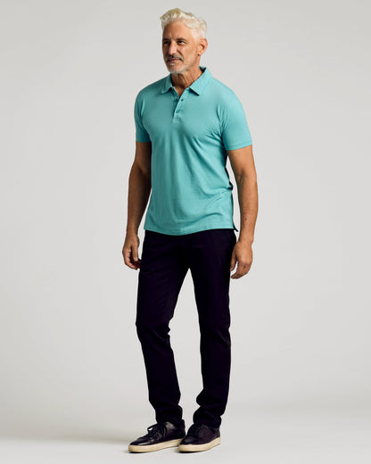 Dark Heather Oceanic Classic Polo