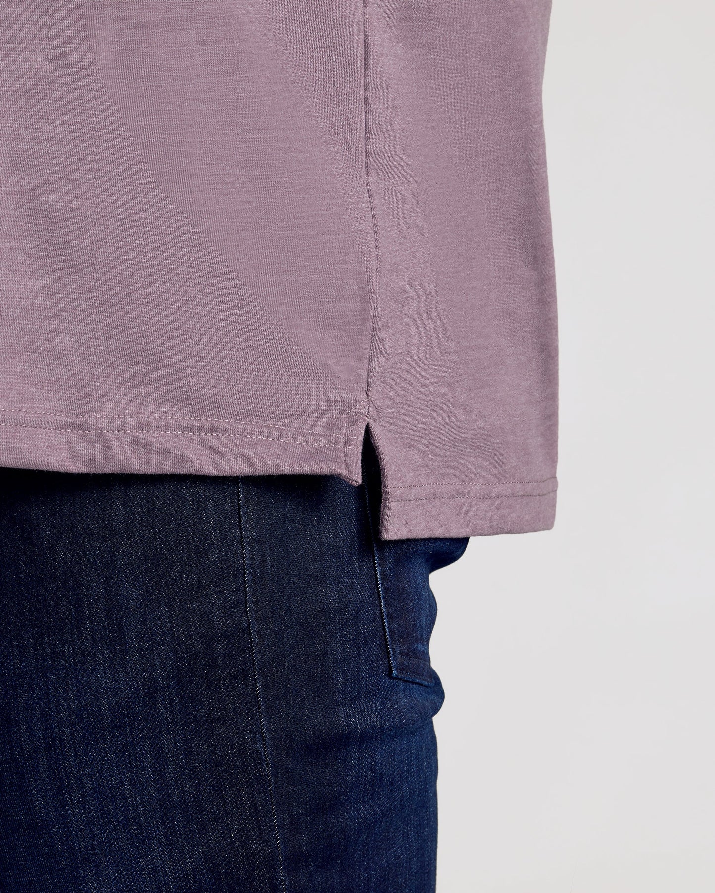 Dark Heather Amethyst Classic Polo