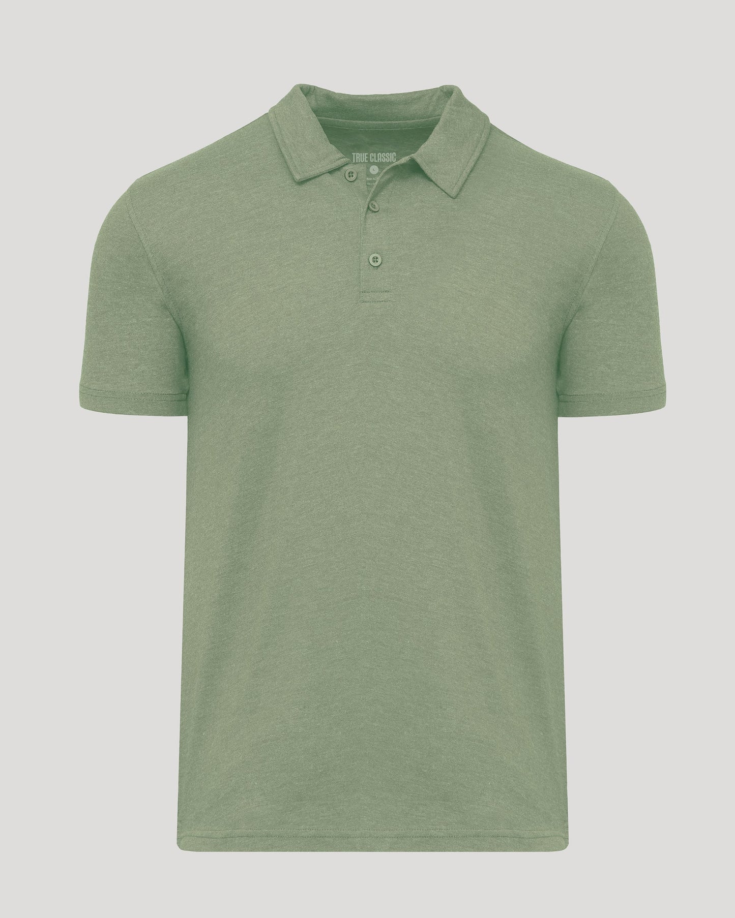 Dark Heather Bay Green Classic Polo