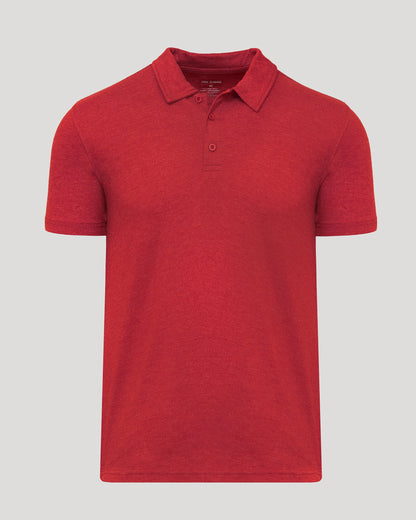 Dark Heather Lava Classic Polo