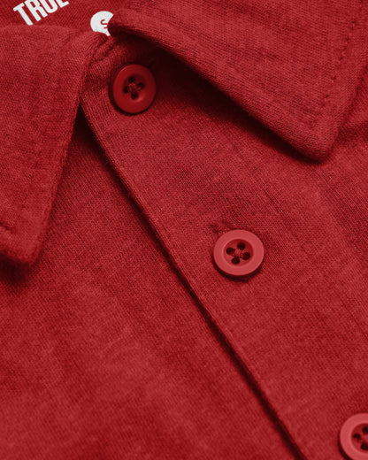 Dark Heather Lava Classic Polo