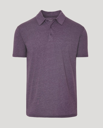 Dark Heather Plum Classic Polo