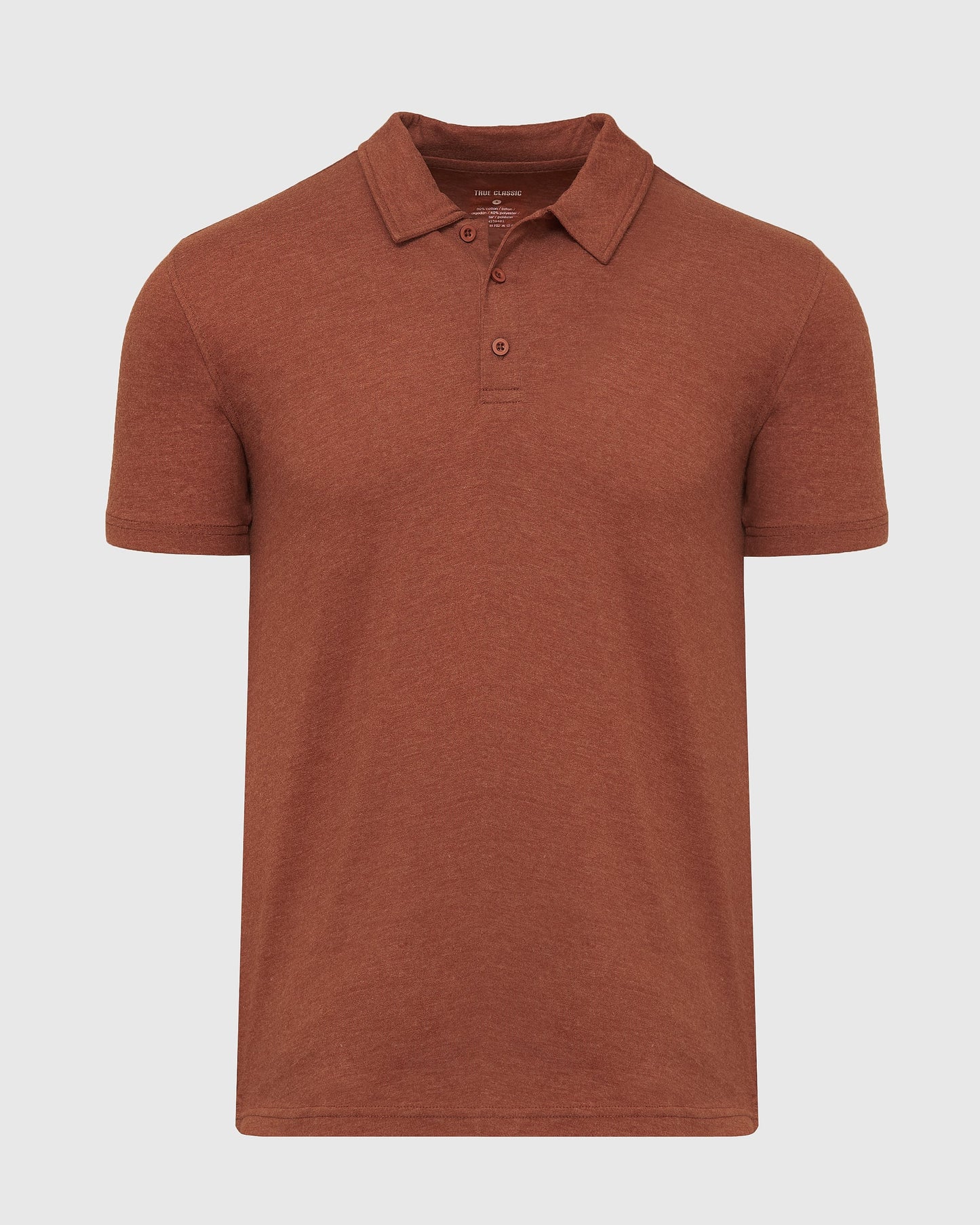 Heather Gingersnap Classic Polo