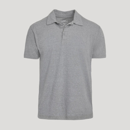 Heather Gray Classic Polo